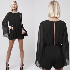 TopShop Sheer Slv Romper